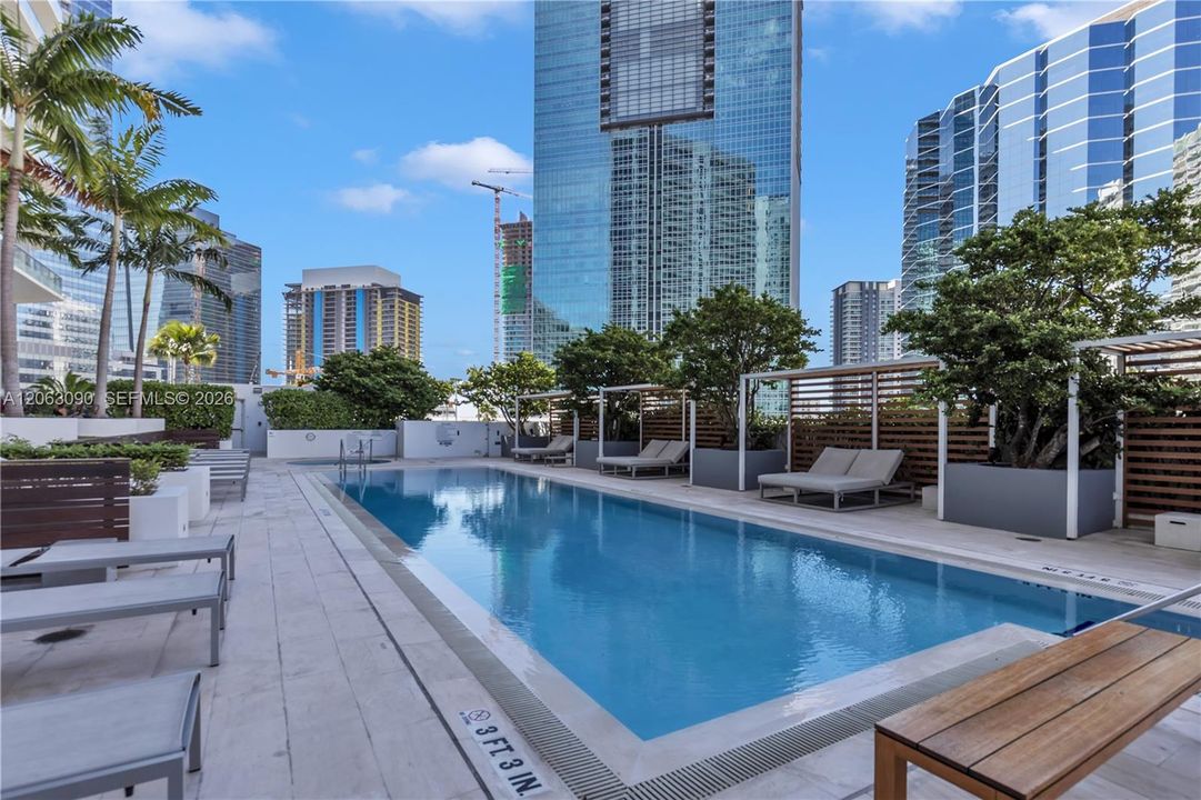 Pool on Amenities level