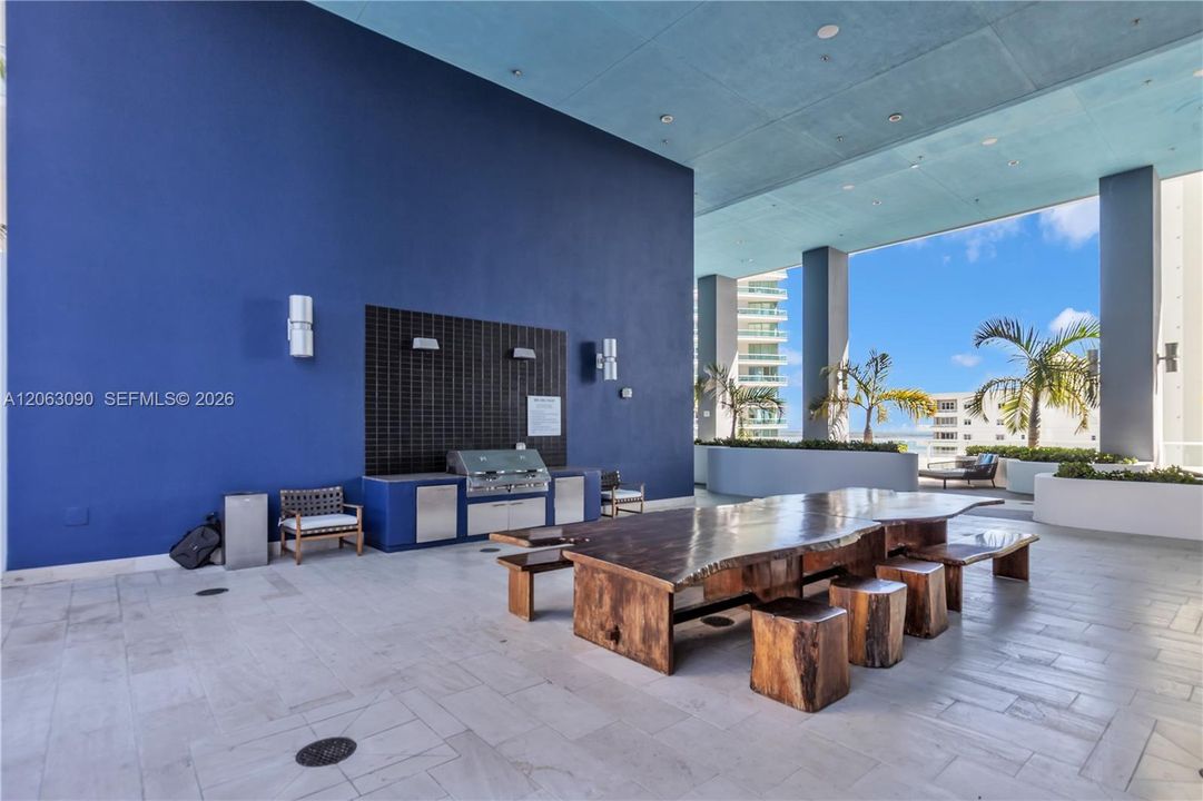 Pool on Amenities level