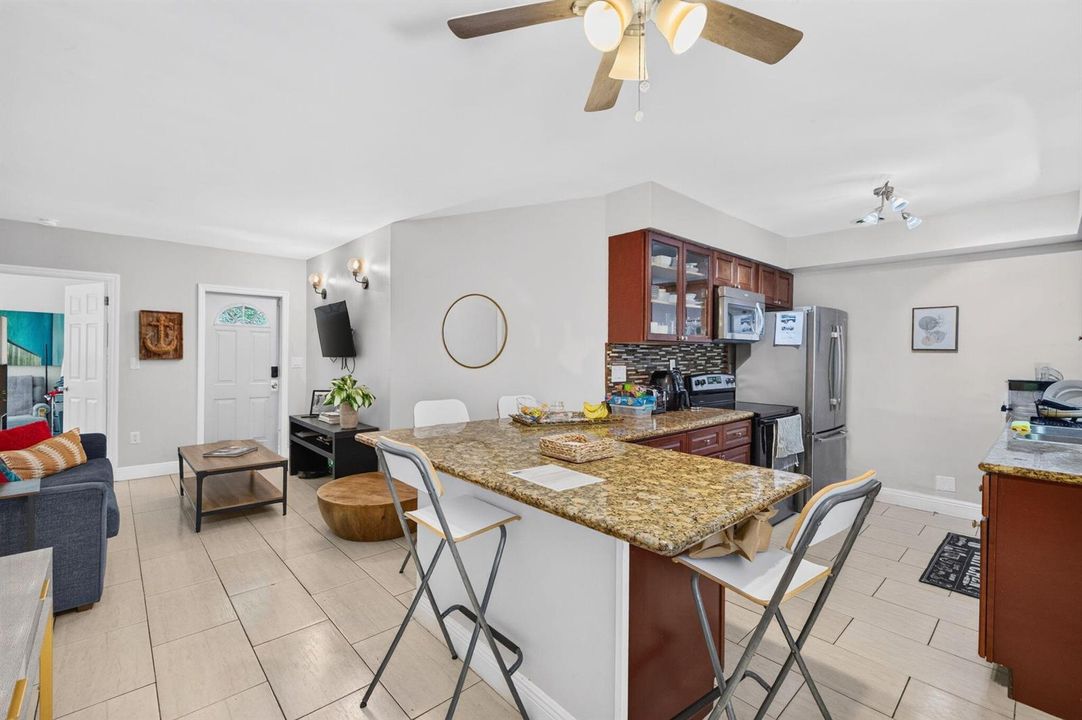 Living/Dining Area of 2/2 Apt
