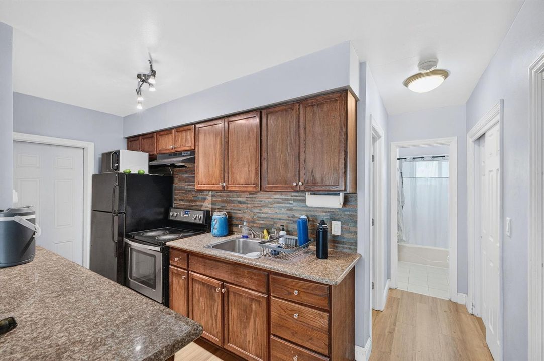Remodeled Kitchen of 1/1 Apt