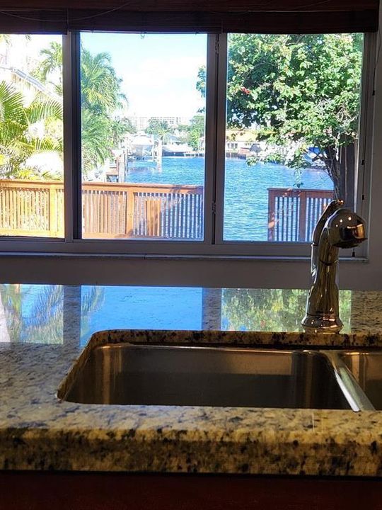 view from the kitchen