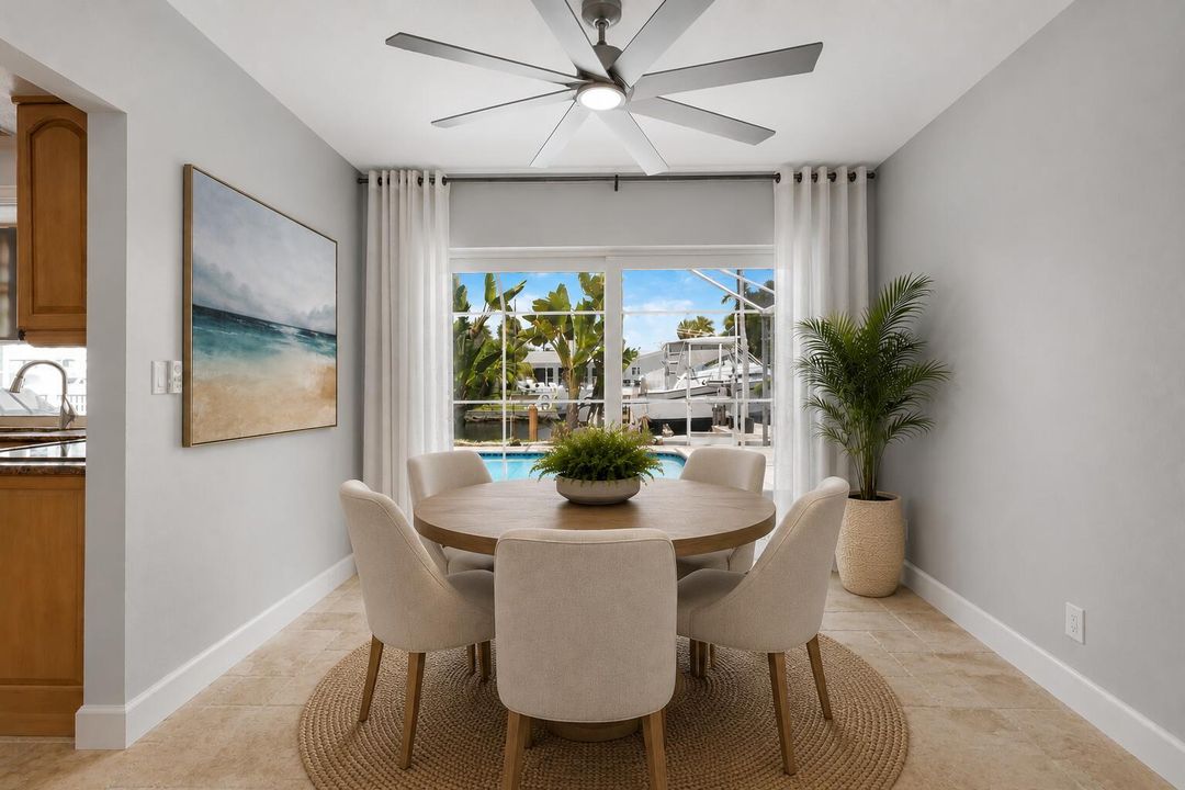 Dining Area Staged