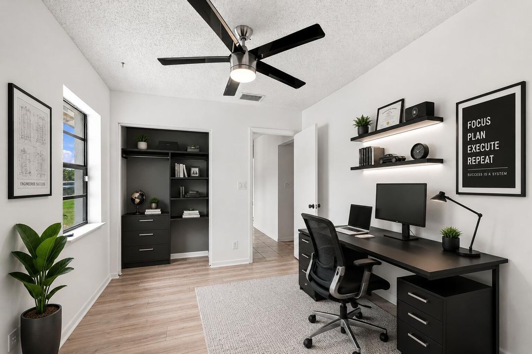 Office - 3rd bedroom - Virtually Staged