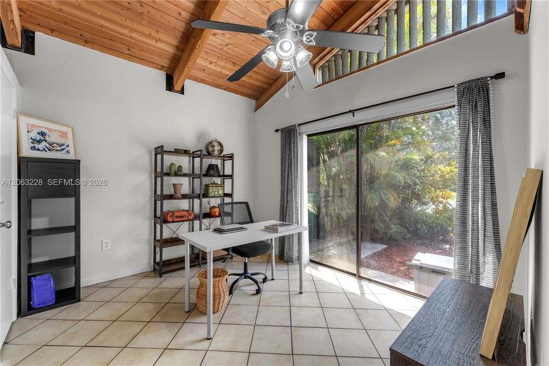 Second bedroom with loft storage