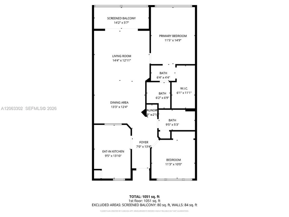 На продажу: $170,000 (2 спален, 2 ванн, 1207 Квадратных фут)