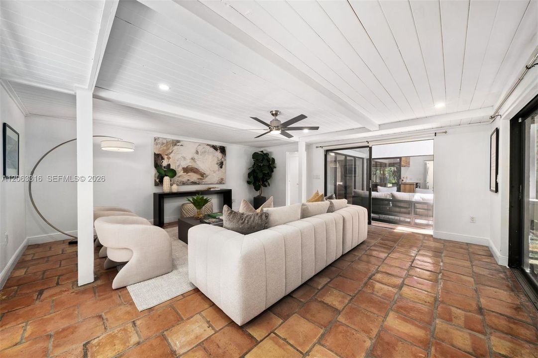 Terracotta floors add charm and character