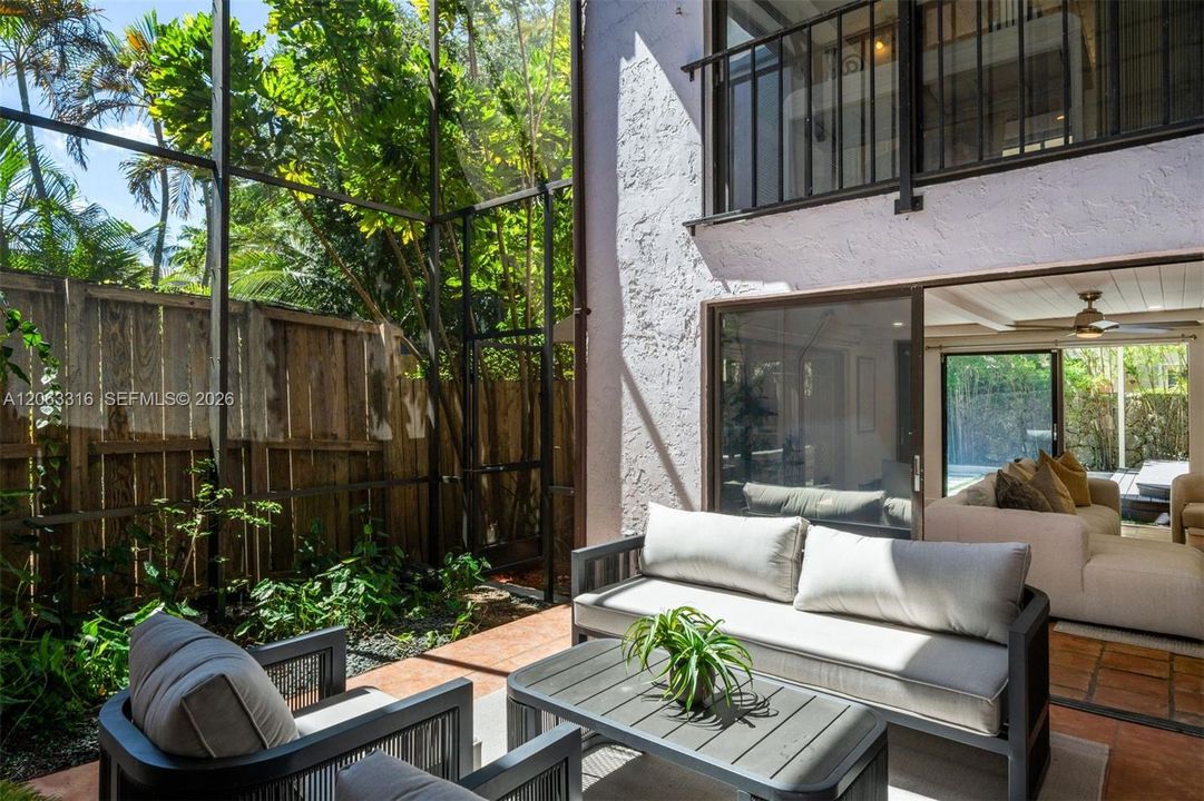 Beautiful sunsets from private 11.4' x 12' atrium