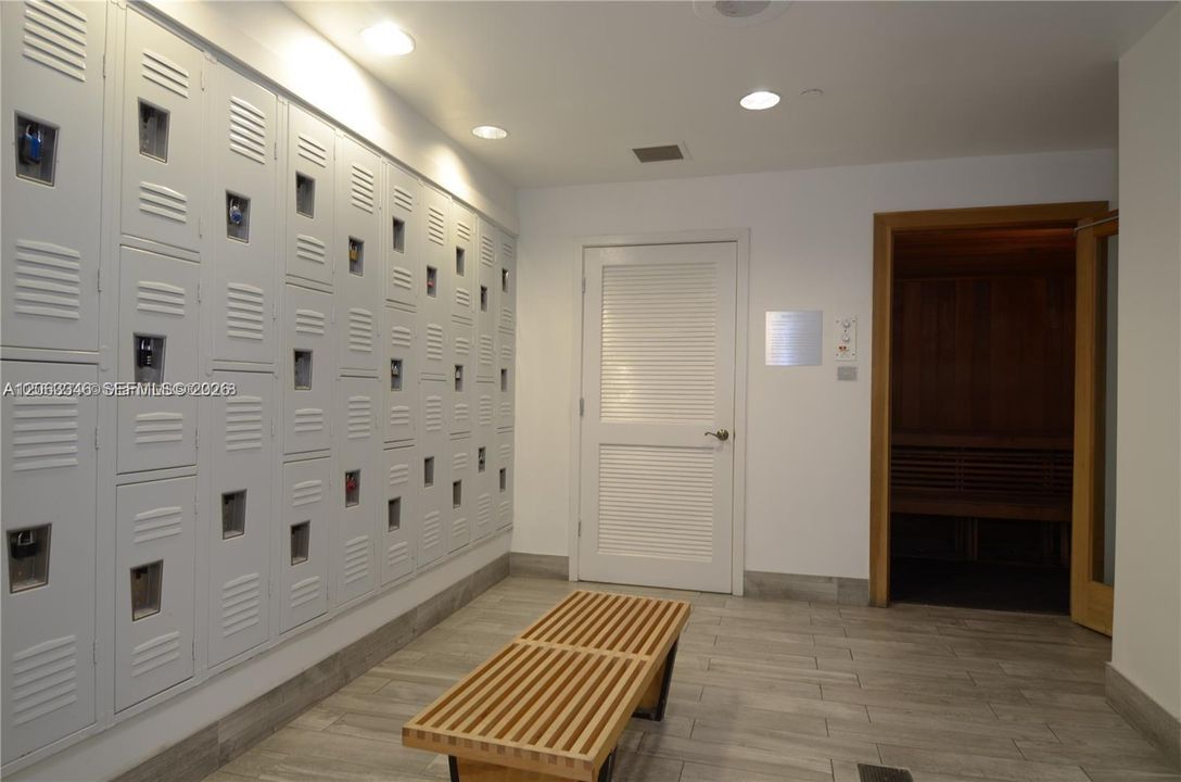 Sauna and Dressing Room