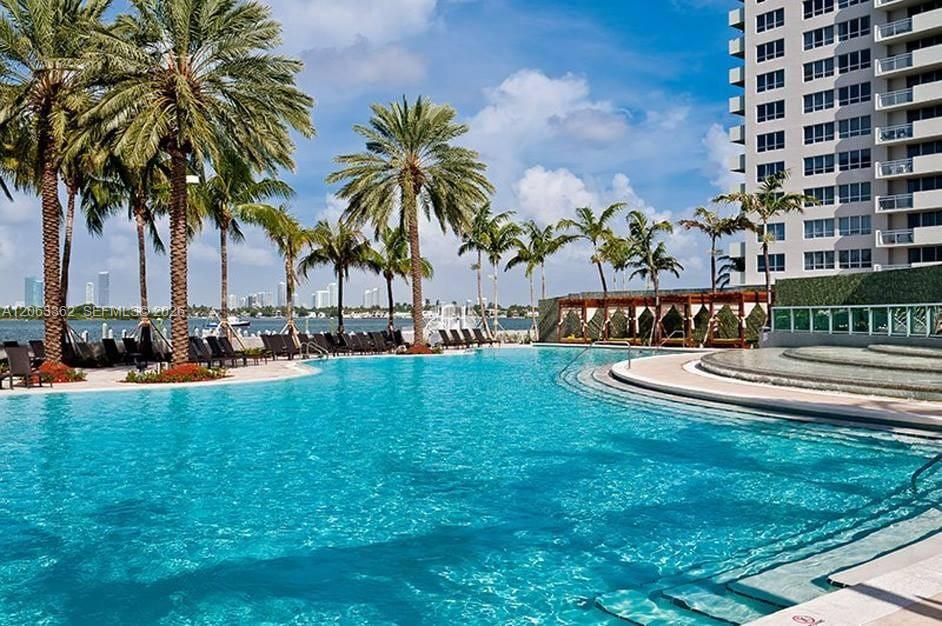 One of two (2) outdoor swimming pools available to residents of Flamingo Point.