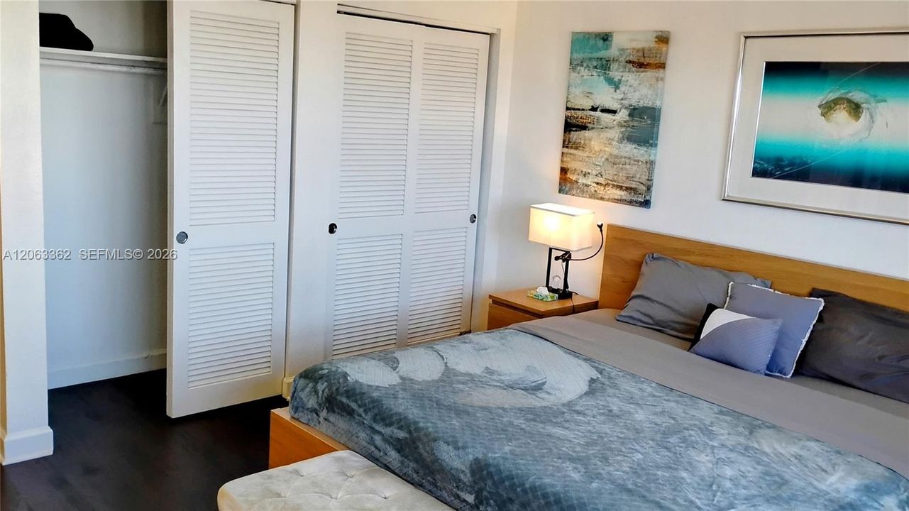 Ample closets