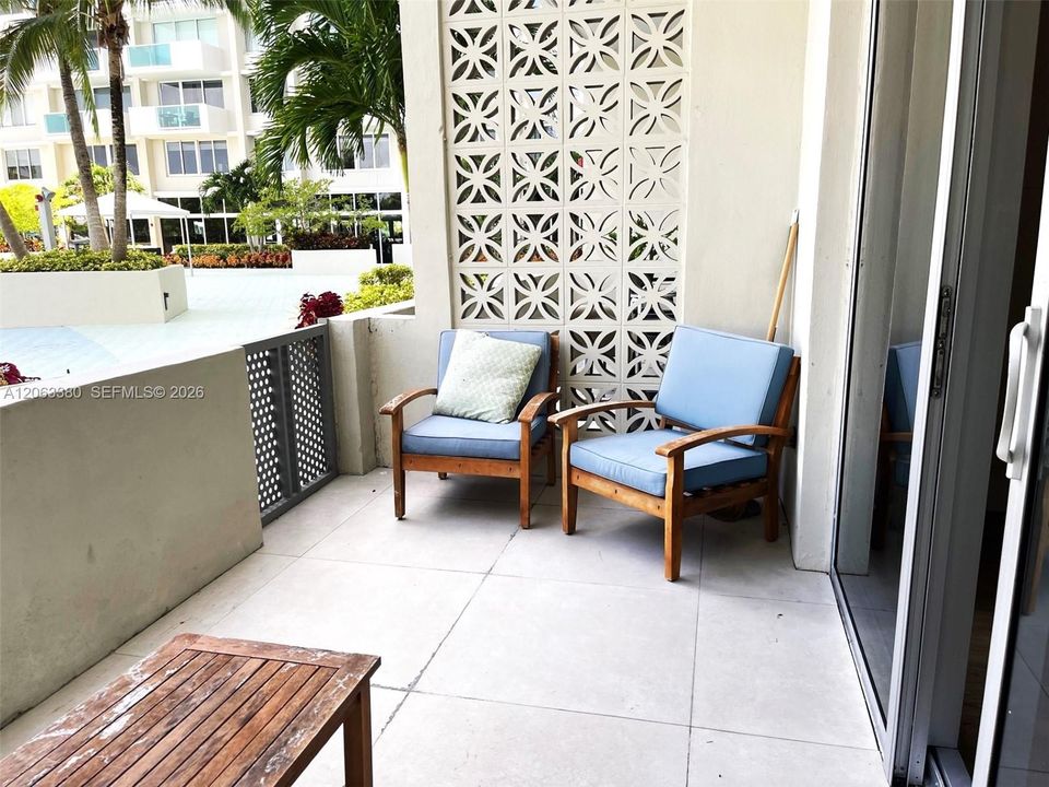 Garden View Balcony