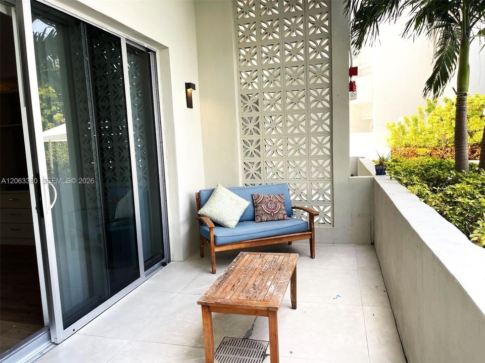 Garden View Balcony