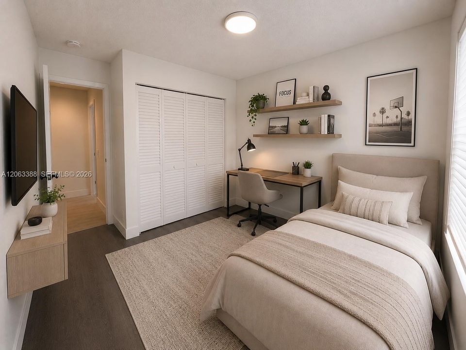 Third Bedroom(Virtually Staged)