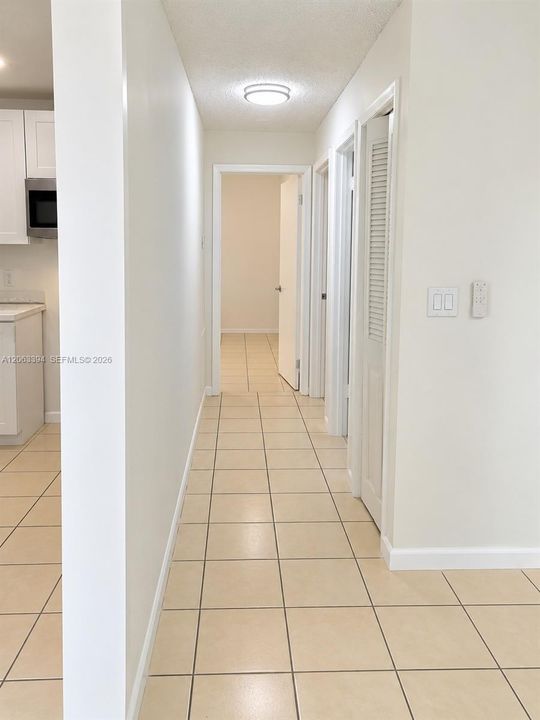 Hallway to the Bedrooms.