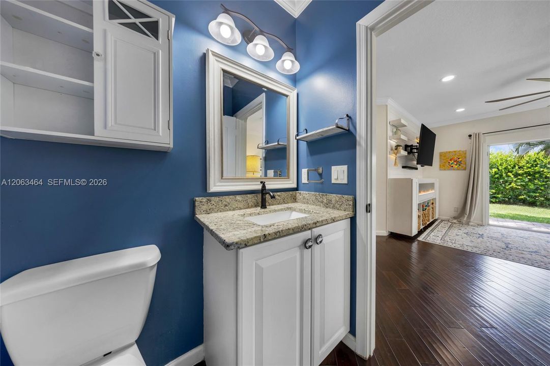 Guest Half Bath Downstairs