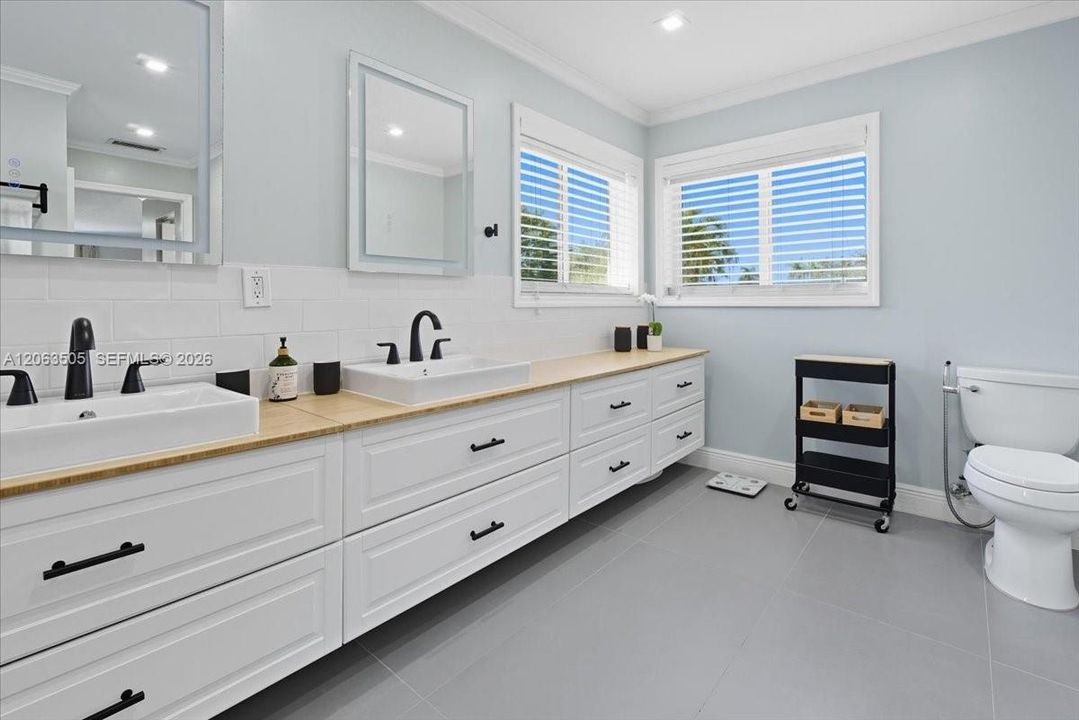 Master bathroom