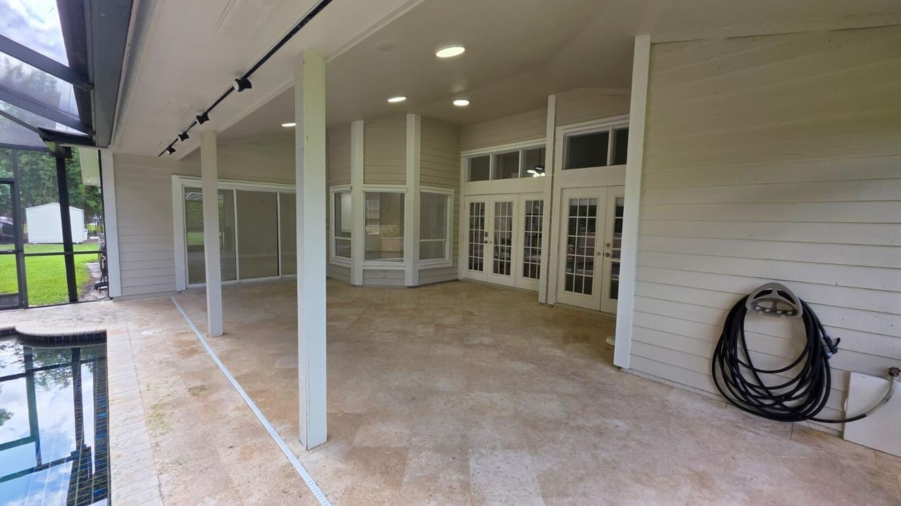 Pool patio