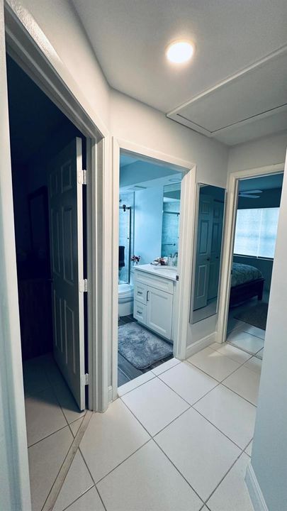 hallway to other rooms