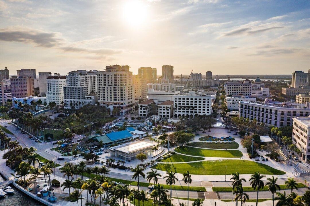 Downtown WPB City Skyline