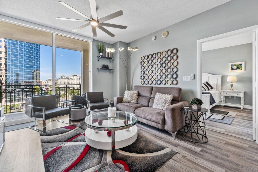 Living Room and Balcony Views