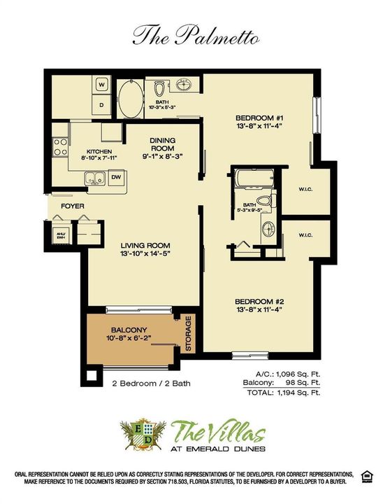 Palmetto - Floor Plan