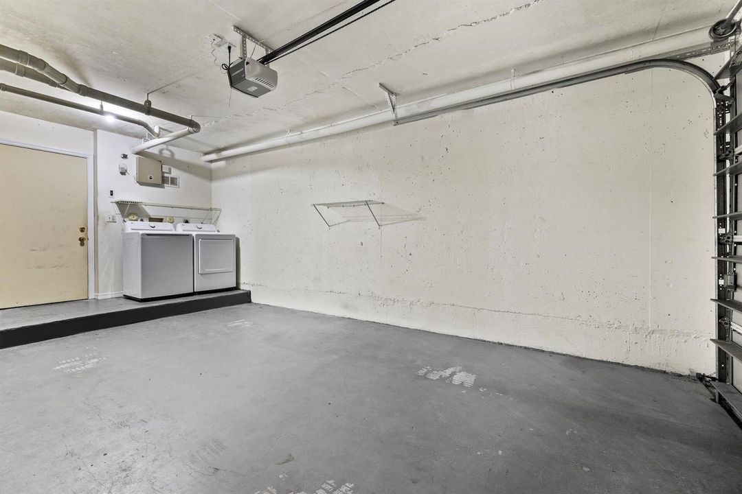 Attached Garage with New Washer & Dryer