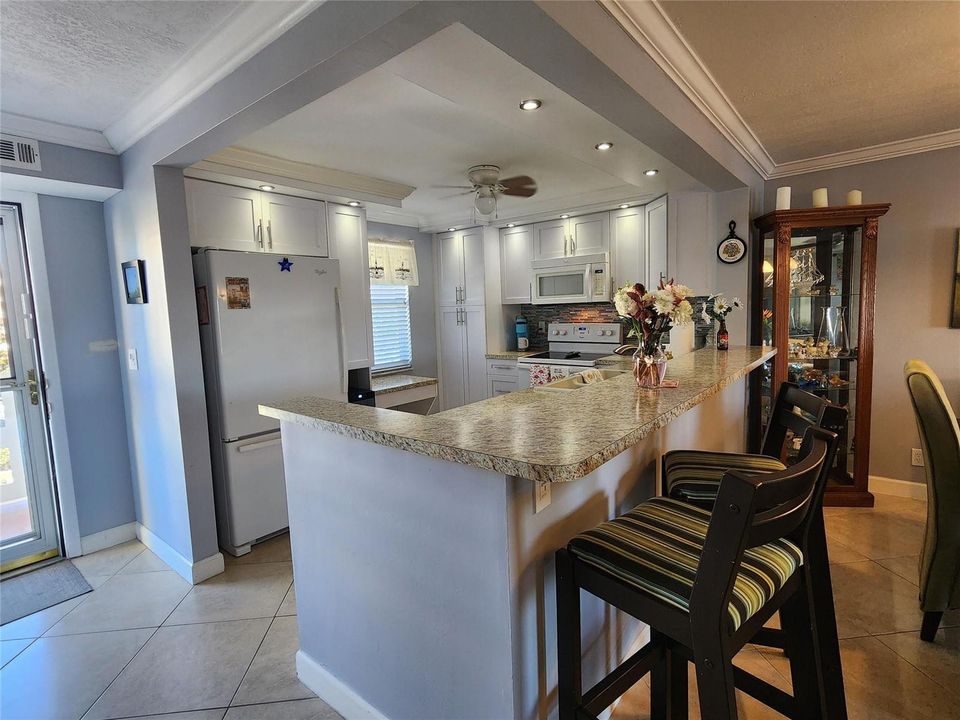 Kitchen and snack bar