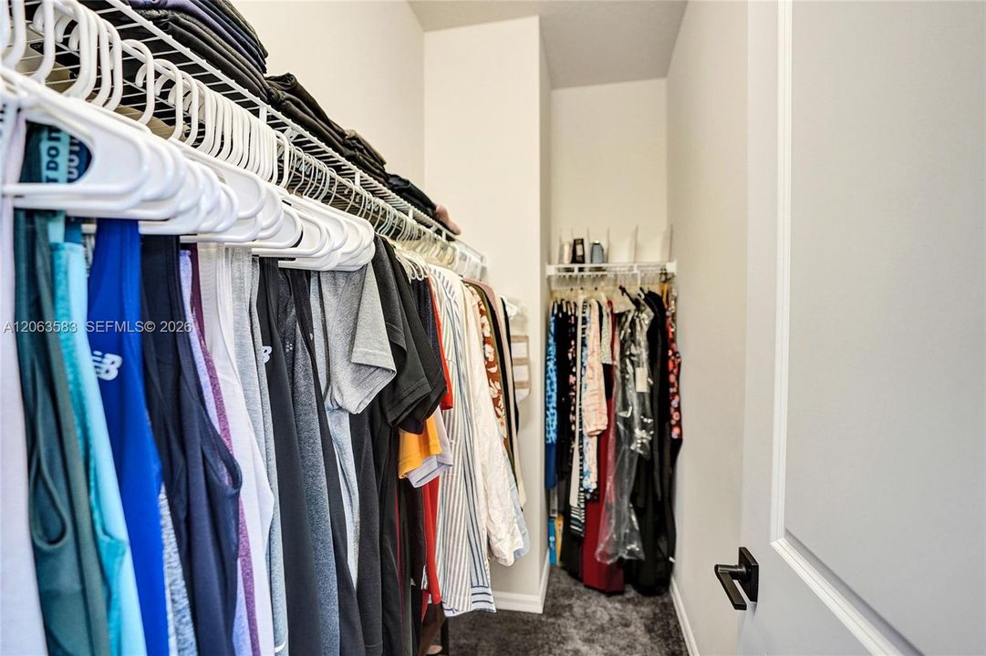 Second walk in closet in the Primary bedroom