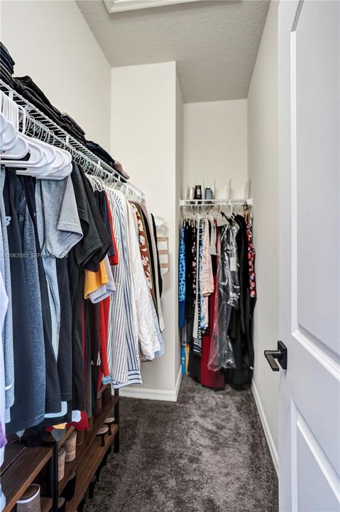 Second walk in closet in the Primary bedroom