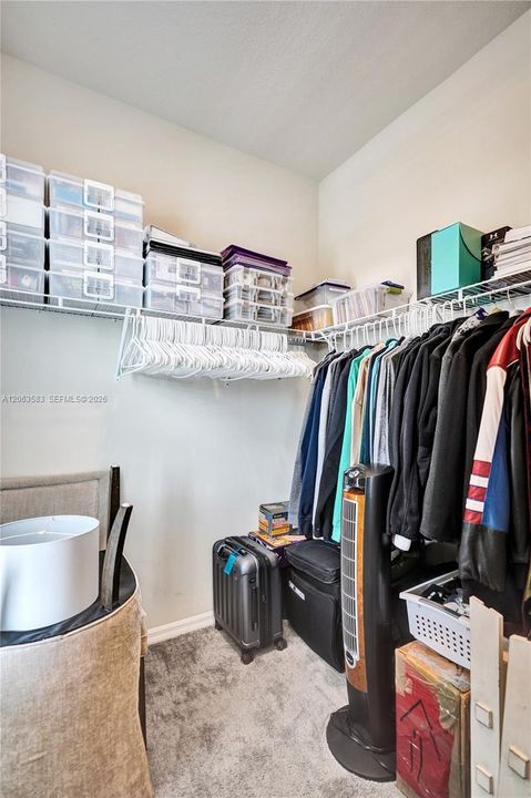 Third bedroom walk in closet
