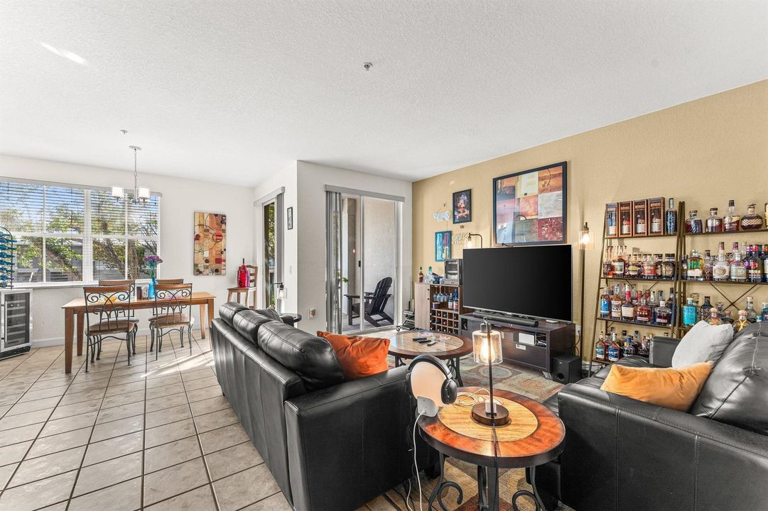 Open floor plan.