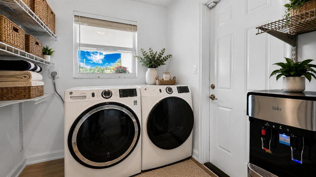 Laundry Room Staged