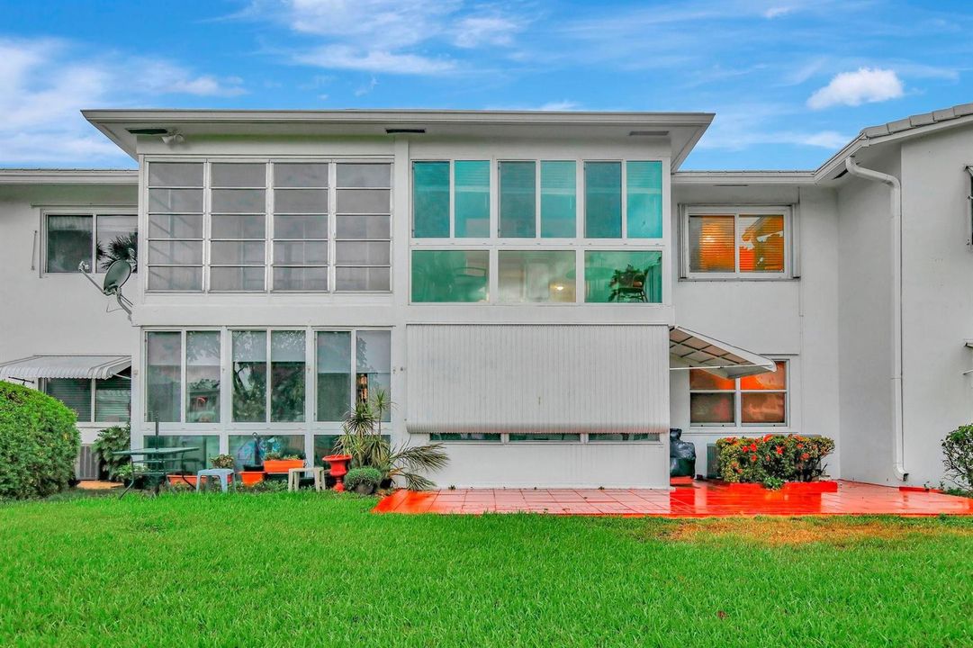 Back view of condo on the right!
