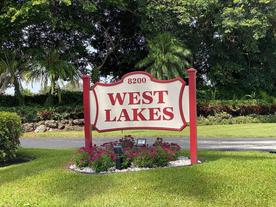 West Lakes Entry Sign New