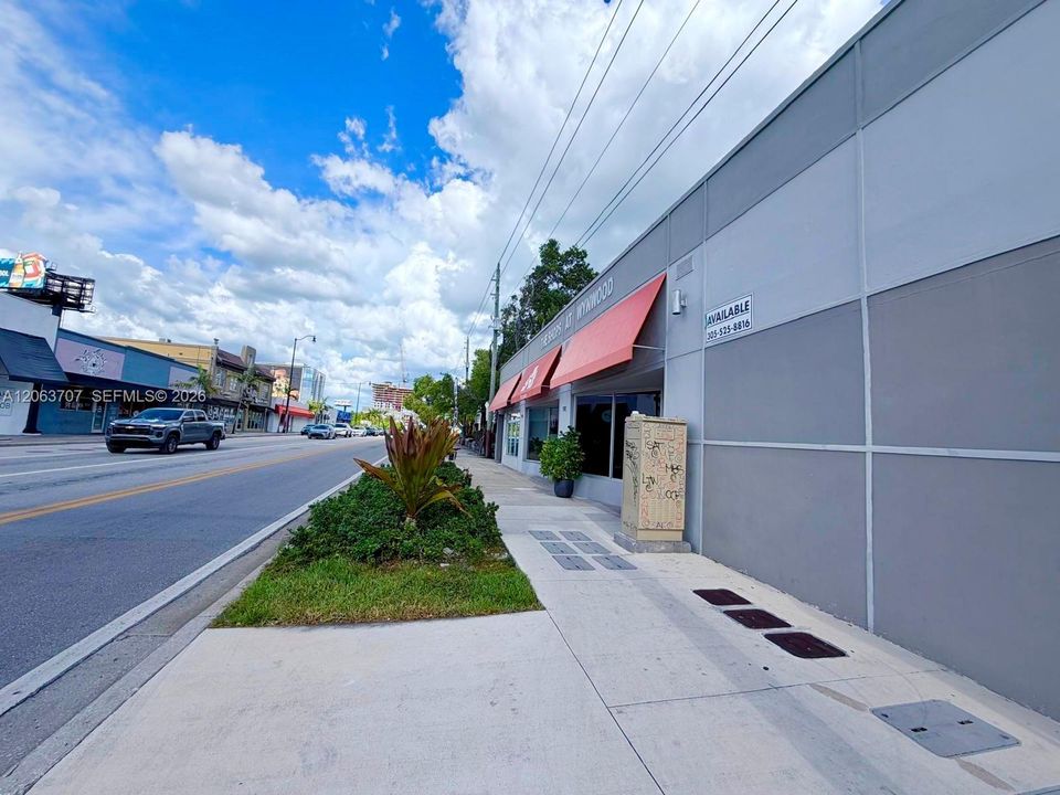 High-traffic location in the heart of Wynwood.