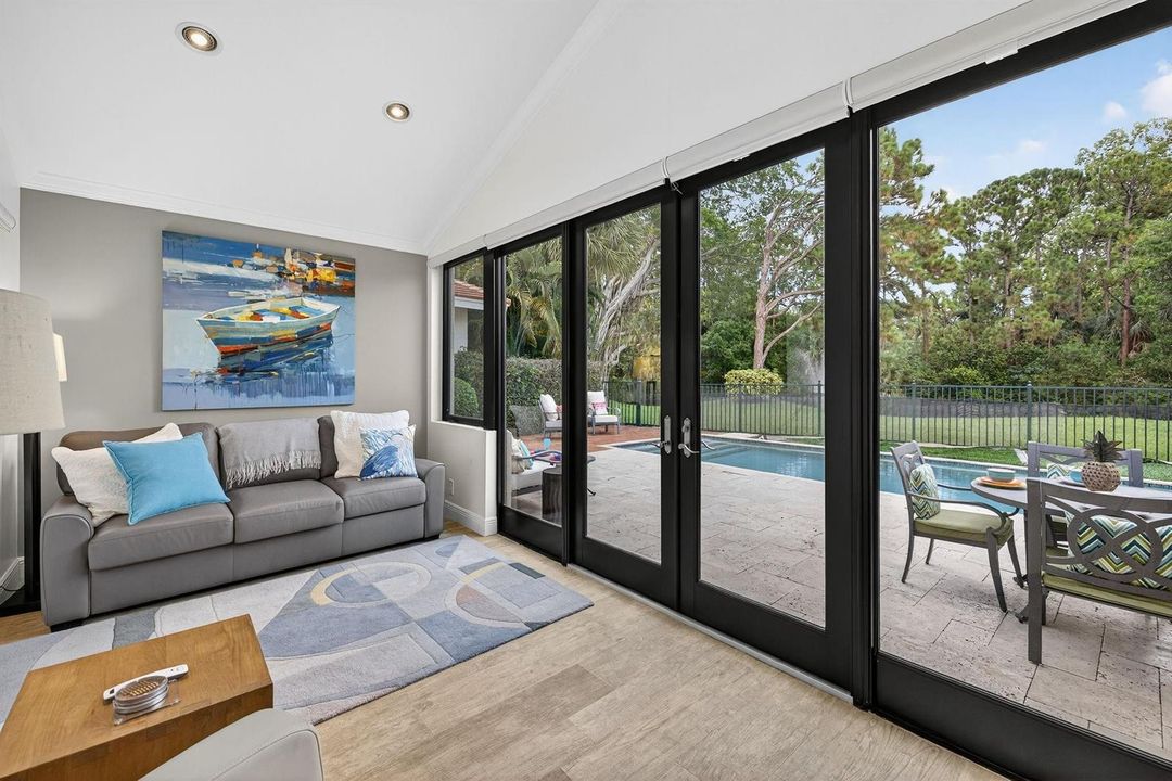 Great views from family room.