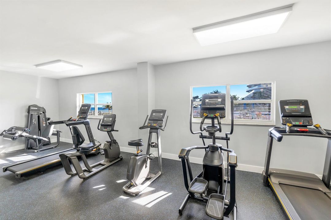 Gym with a Ocean View