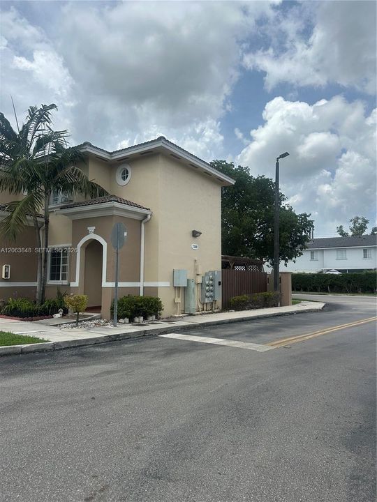 Side of the property