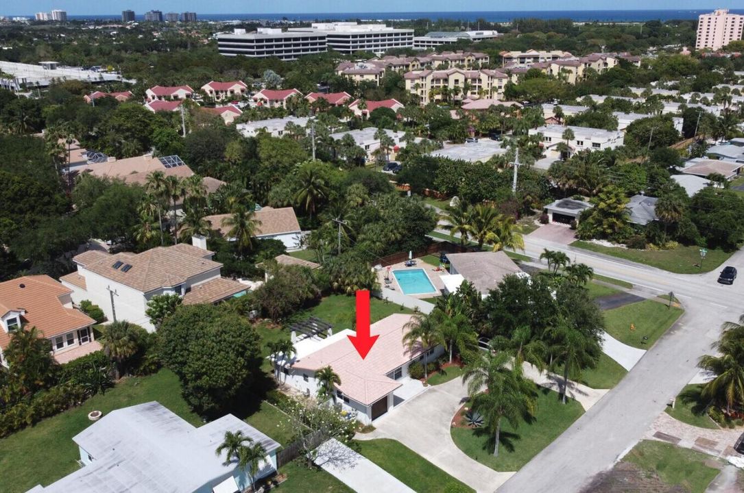 drone shot of home in proximity to NextE