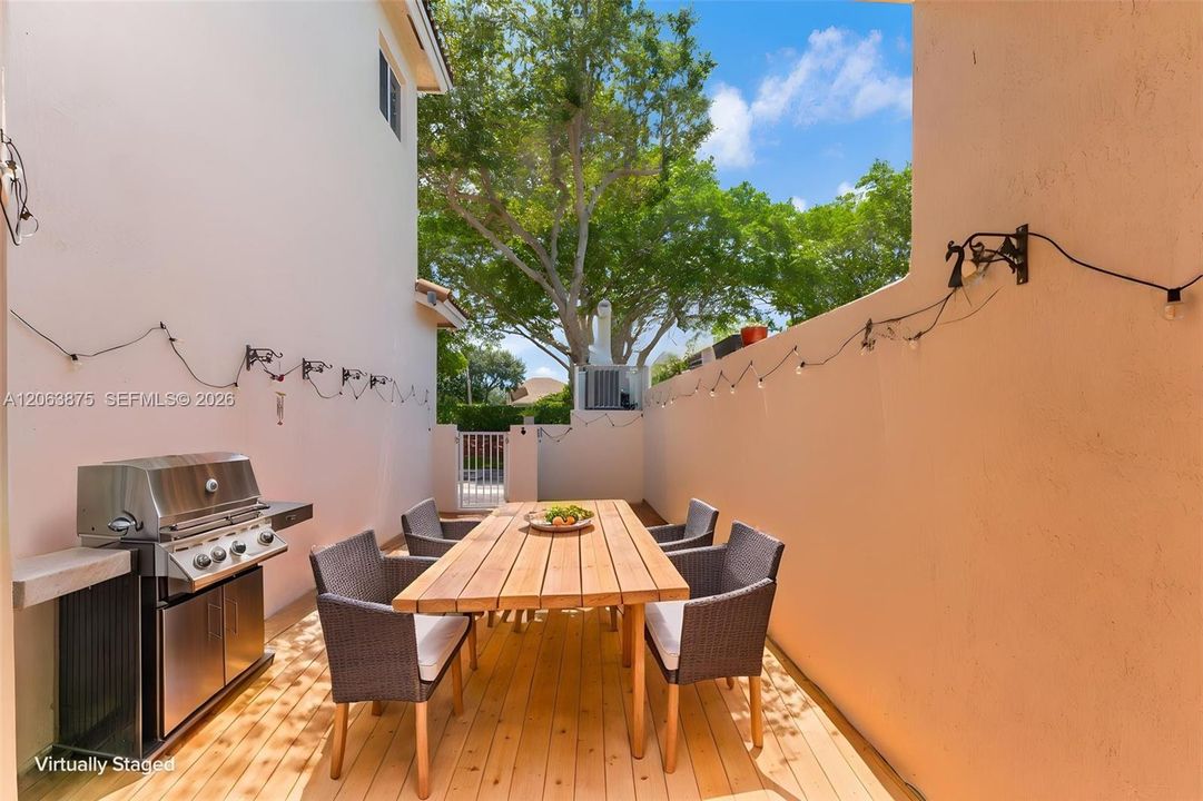 Beautiful Enclosed PatioStaged