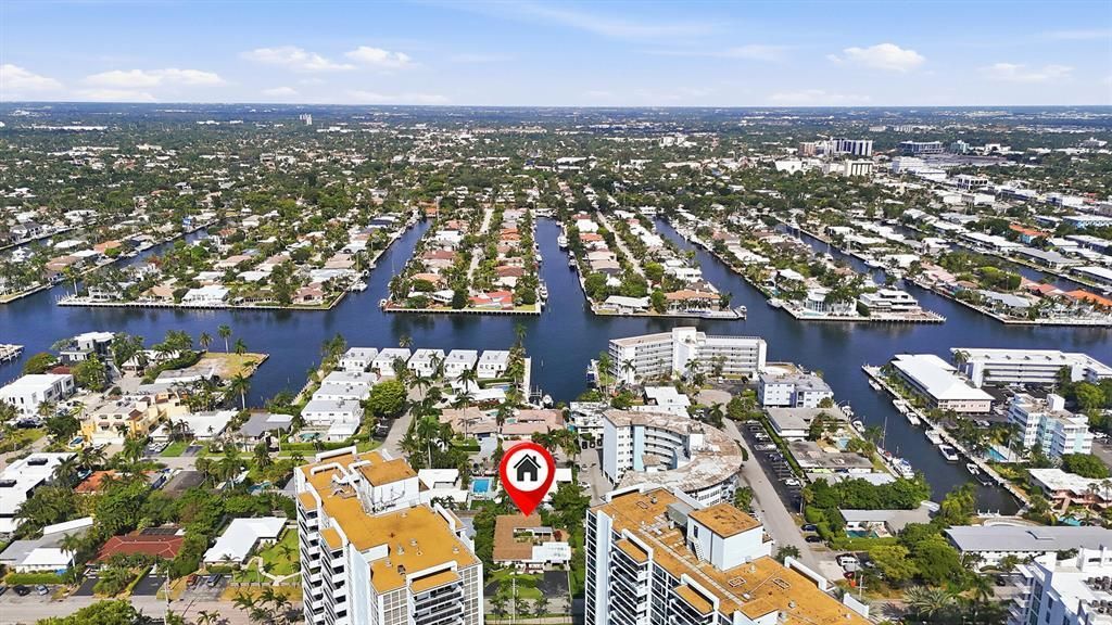 exterior toward intracoastal