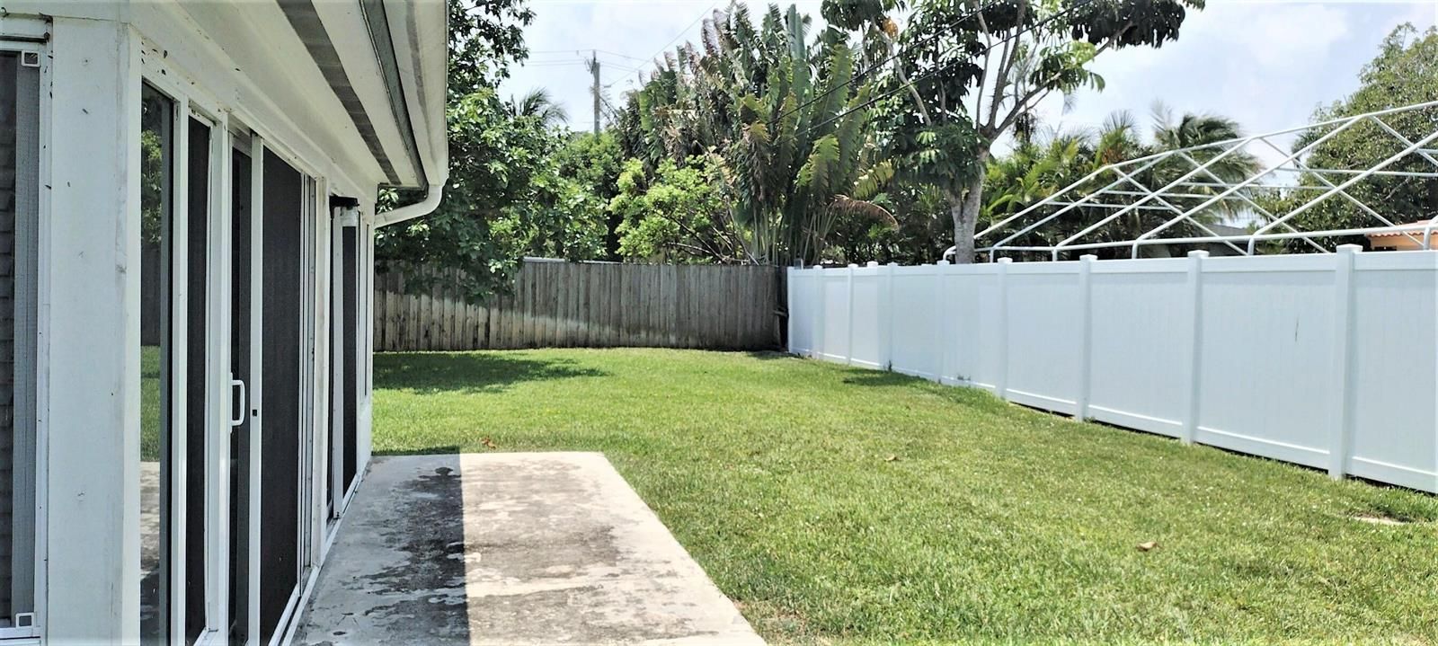 Rear yard