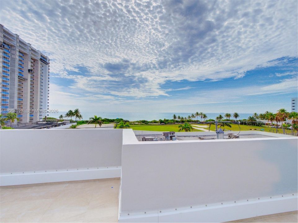 OCEAN VIEWS FROM BUILDING TERRACE