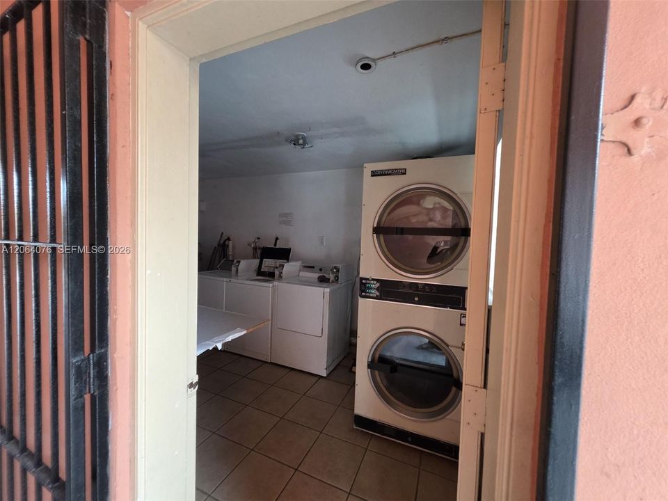 Shared Laundry very close to unit.