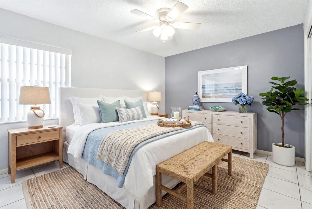 Virtually Staged Second Bedroom