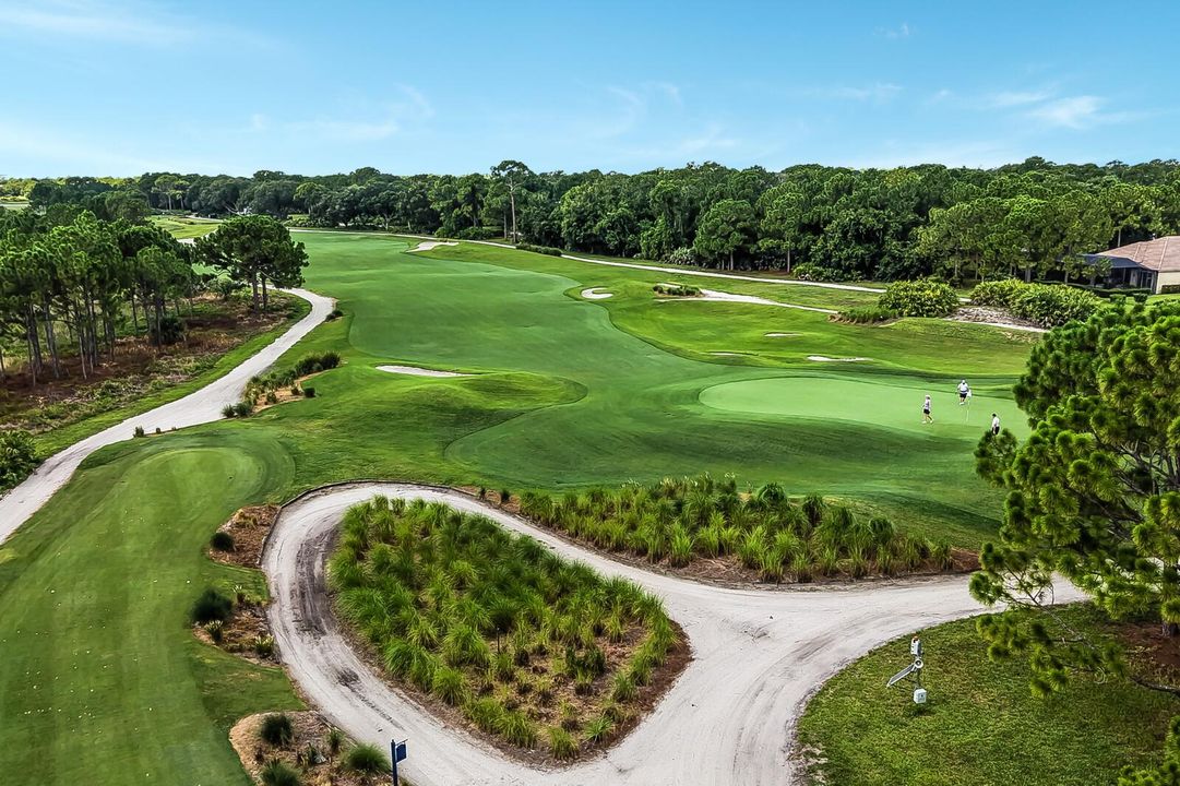 Golf course aerial