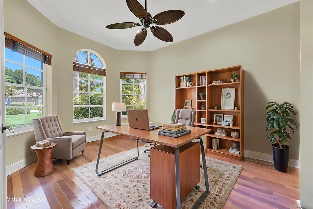 Virtually Staged Office