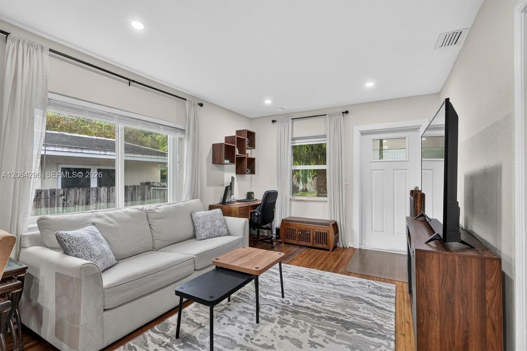 Open floor plan ideal for entertaining and everyday living.