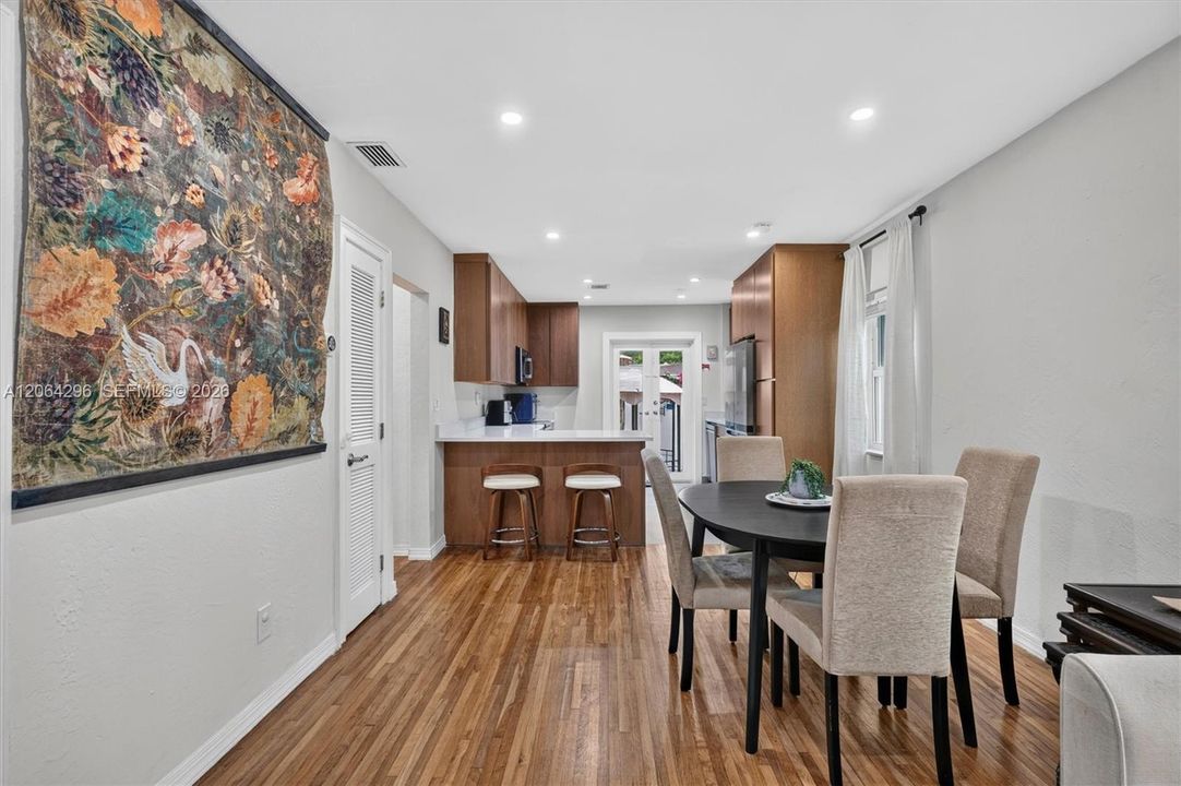 Original hardwood floors add timeless charm throughout.