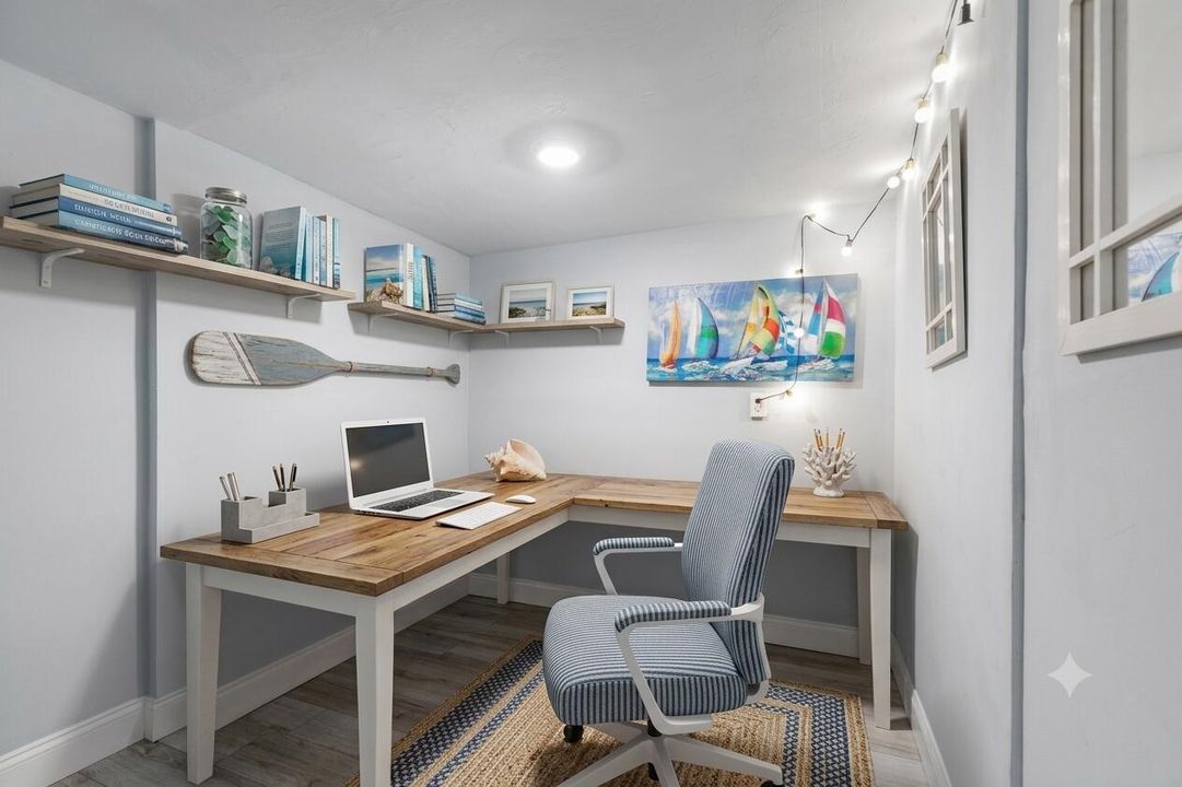 den/office bonus area- virutally staged